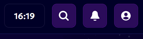 W górnym pasku strony klikamy ikonę profilu W górnym pasku strony klikamy ikonę profilu